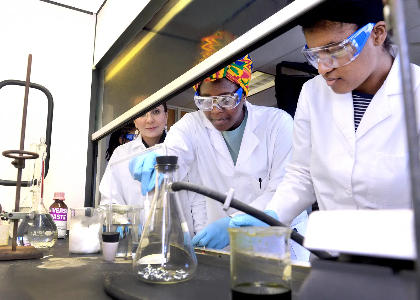 Scientists in laboratory